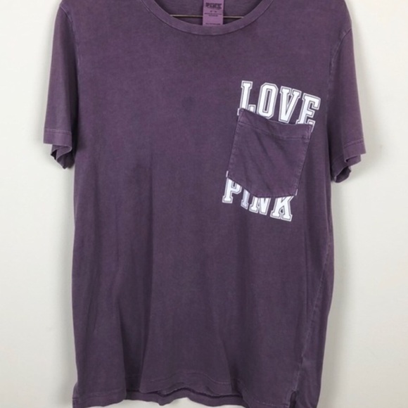 PINK Victoria's Secret Tops - PINK Purple Tee Shirt Medium
